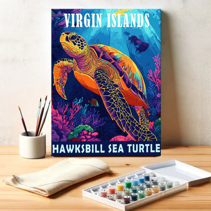 Virgin Islands National Park Animal | Paint by Numbers Kit