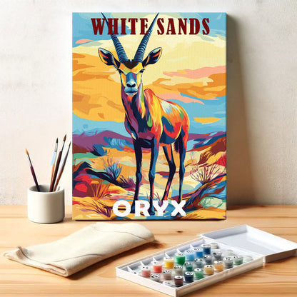 White Sands National Park Animal | Paint by Numbers Kit