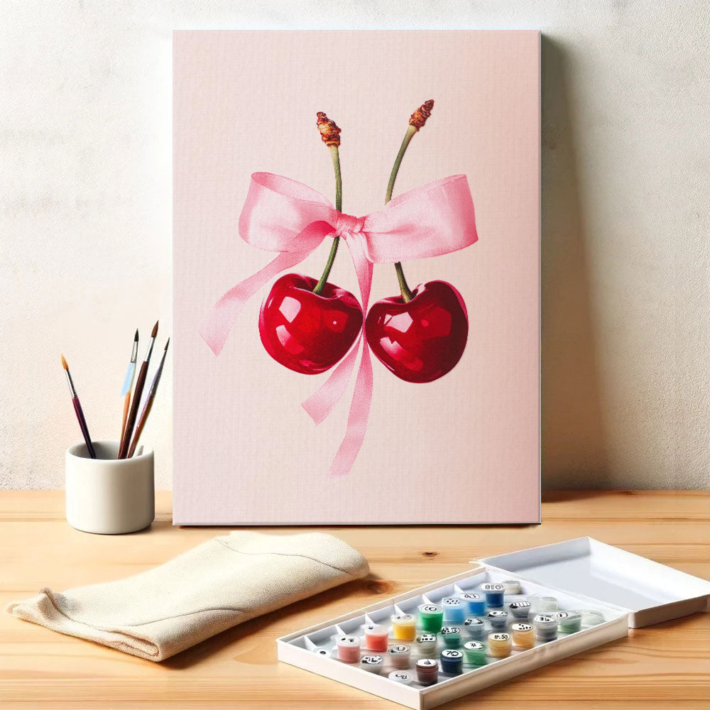 Cherry Duo | Paint by Numbers Kit