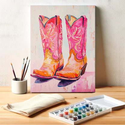 Western Boots | Paint by Numbers Kit