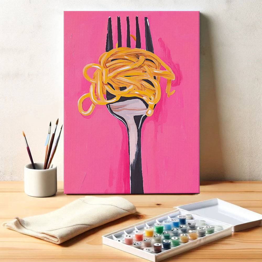 Spaghetti Fork | Paint by Numbers Kit