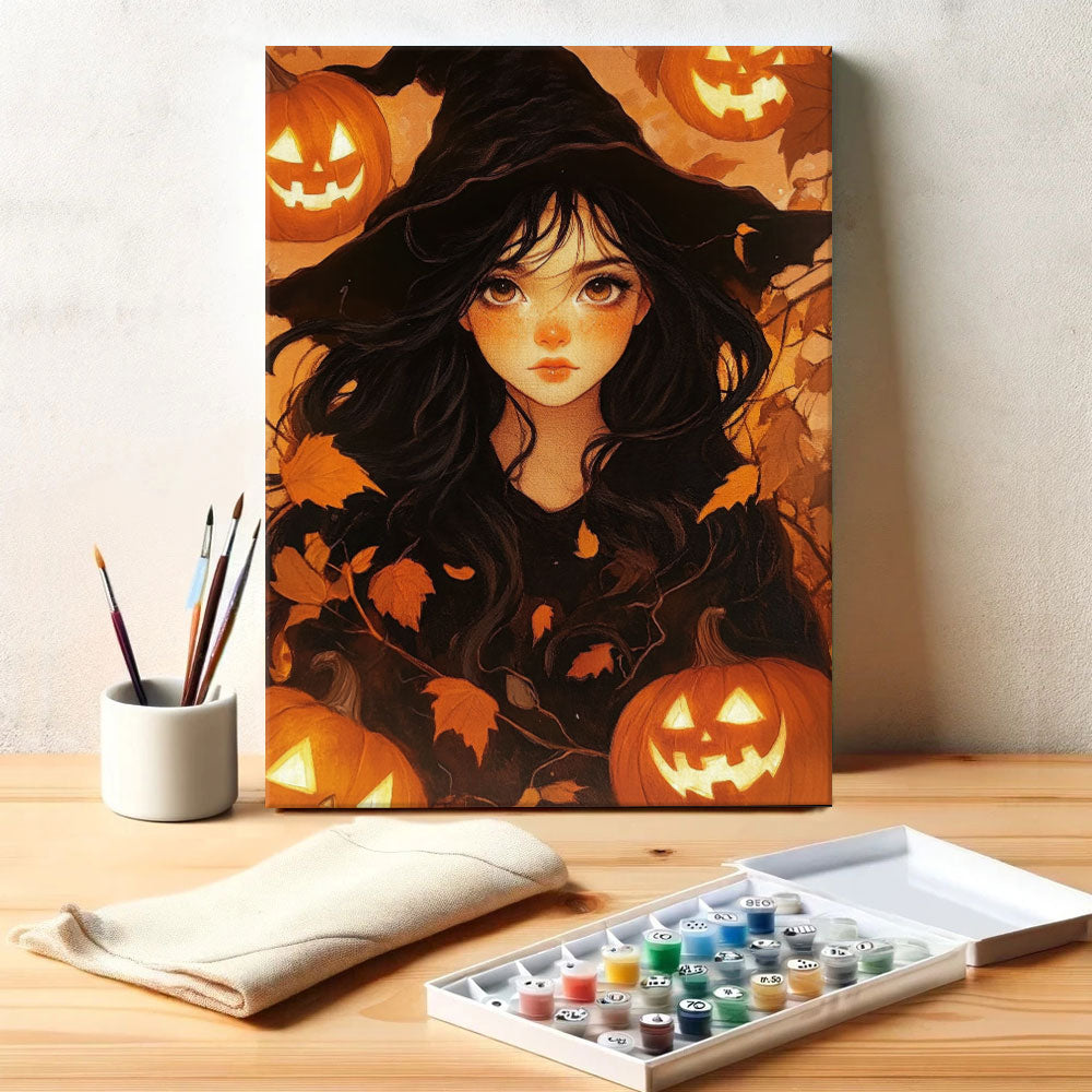 Autumn Witch | Paint by Numbers Kit