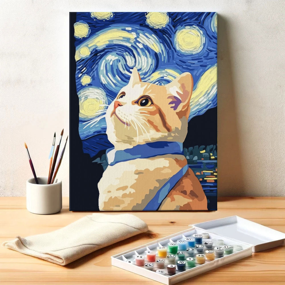 Starry Paws | Paint by Numbers Kit