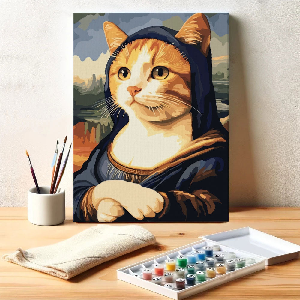 Meowna Lisa | Paint by Numbers Kit