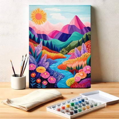 Sunrise Meadows | Paint by Numbers Kit