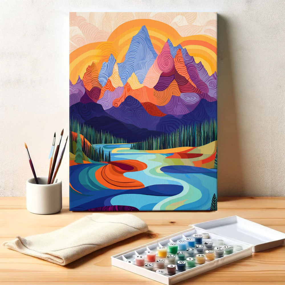 River of Light | Paint by Numbers Kit