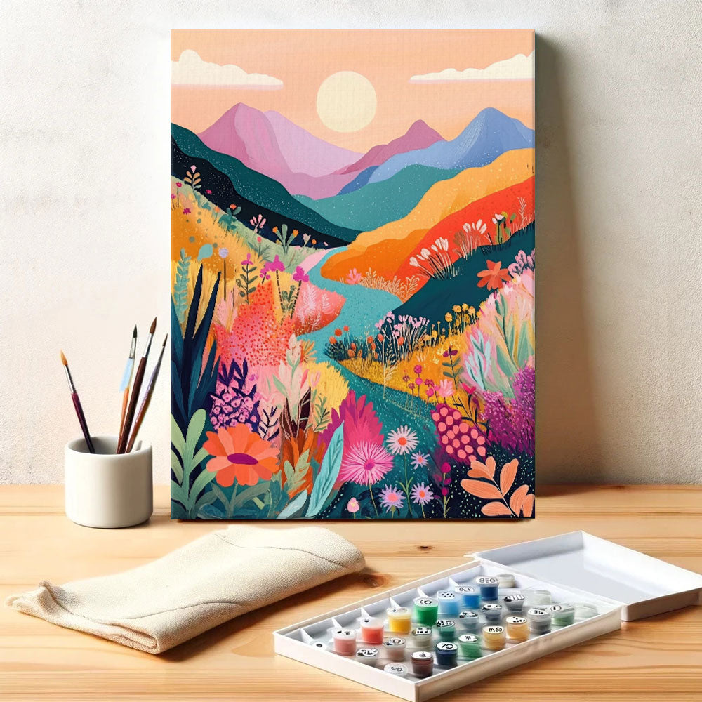 Path of Wildflowers | Paint by Numbers Kit