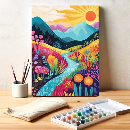 Sunlit Stream | Paint by Numbers Kit