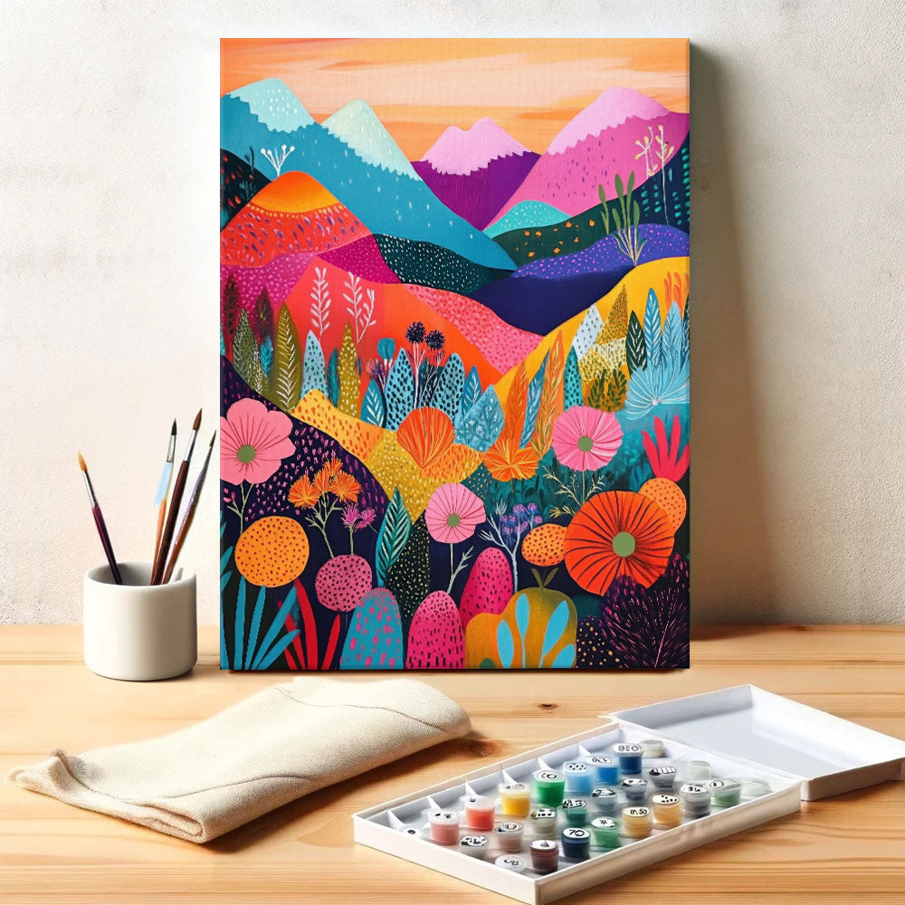 Floral Fields | Paint by Numbers Kit