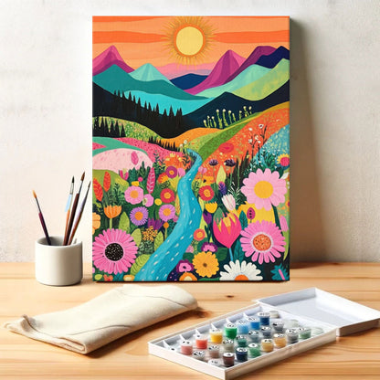 Meadow's Path | Paint by Numbers Kit