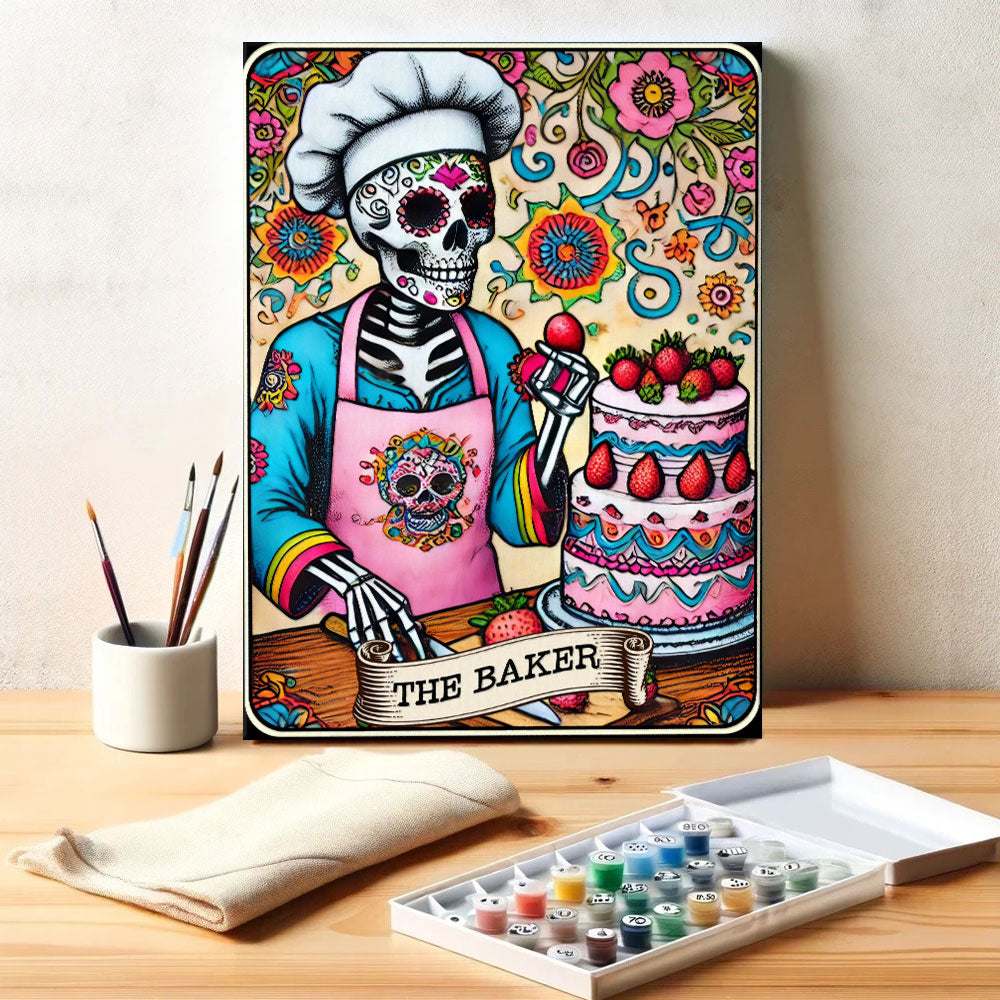 The Baker - Tarot Card | Paint by Numbers Kit