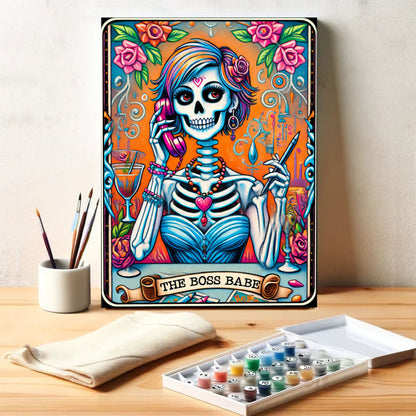 The Boss Babe - Tarot Card | Paint by Numbers Kit