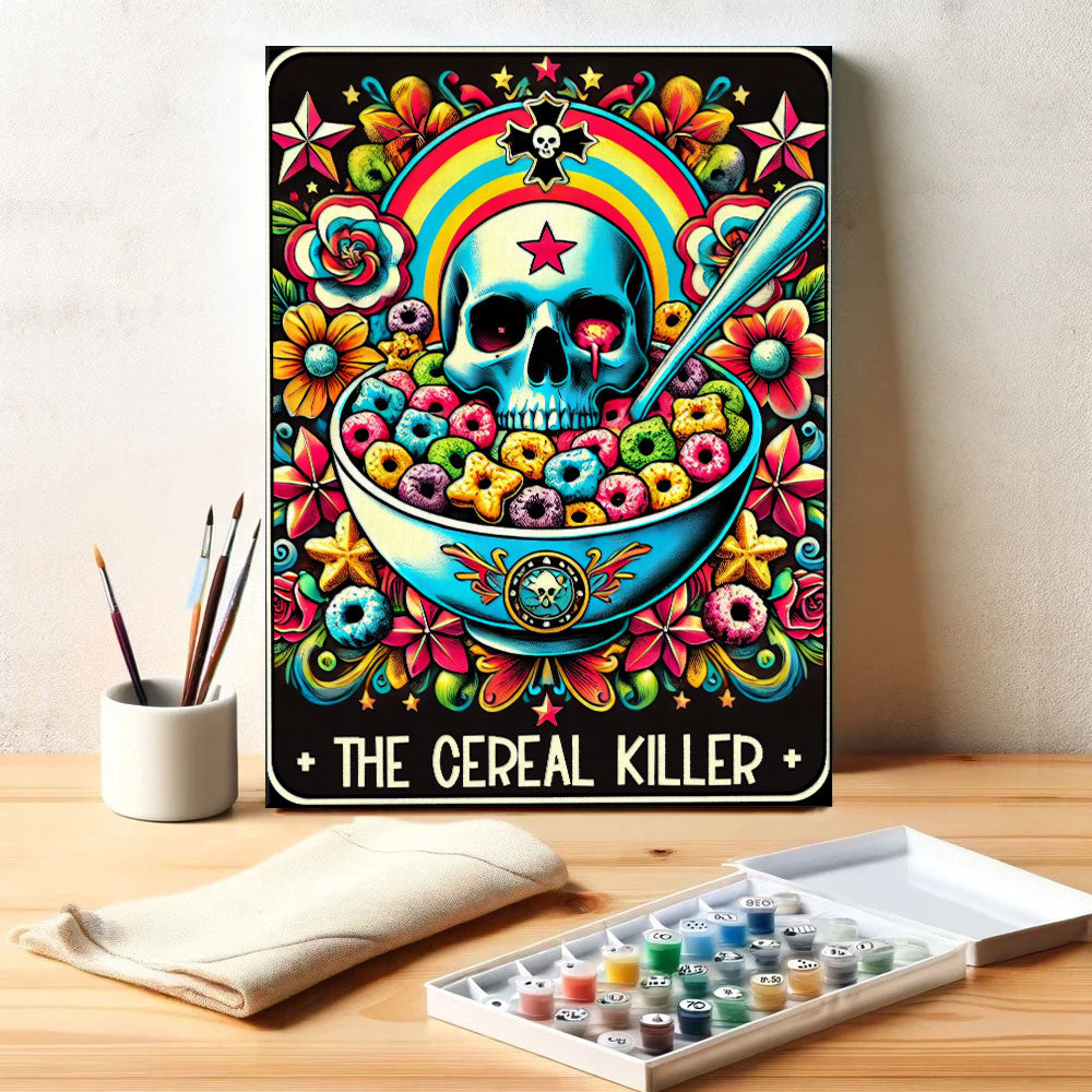 The Cereal Killer - Tarot Card | Paint by Numbers Kit