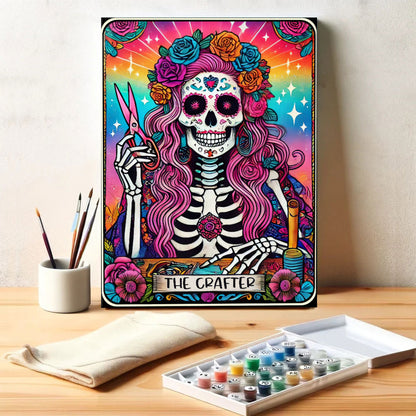 The Crafter - Tarot Card | Paint by Numbers Kit