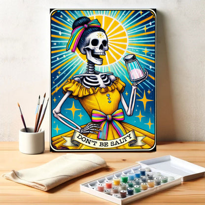 The Don't Be Salty - Tarot Card | Paint by Numbers Kit