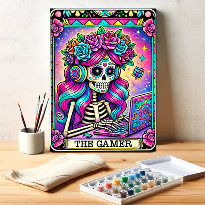 The Gamer - Tarot Card | Paint by Numbers Kit