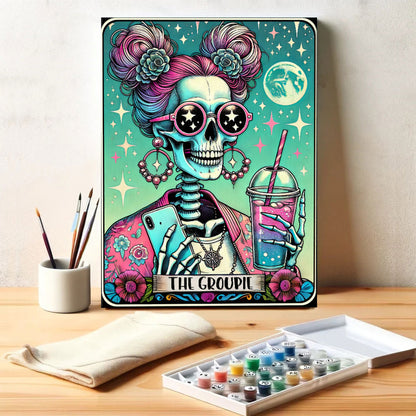 The Groupie - Tarot Card | Paint by Numbers Kit