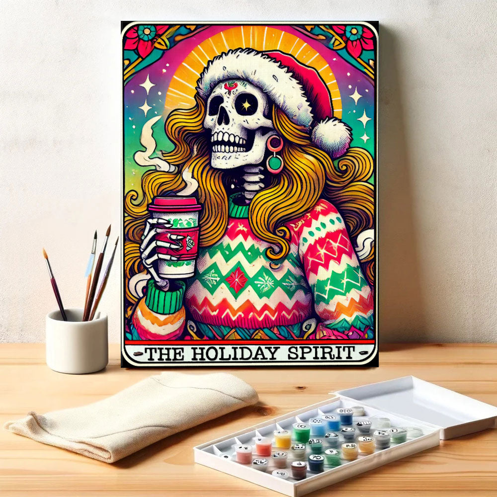 The Holiday Spirit - Tarot Card | Paint by Numbers Kit