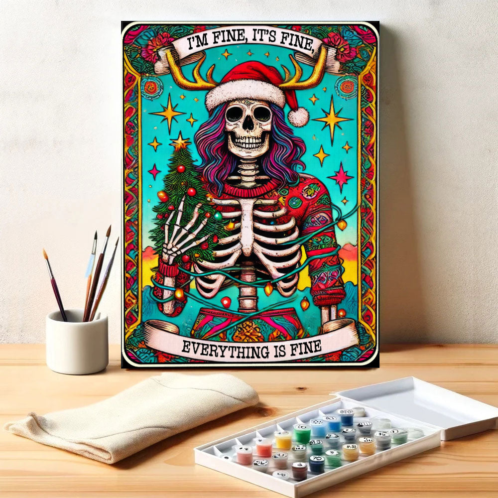 The I'm Fine - Tarot Card | Paint by Numbers Kit