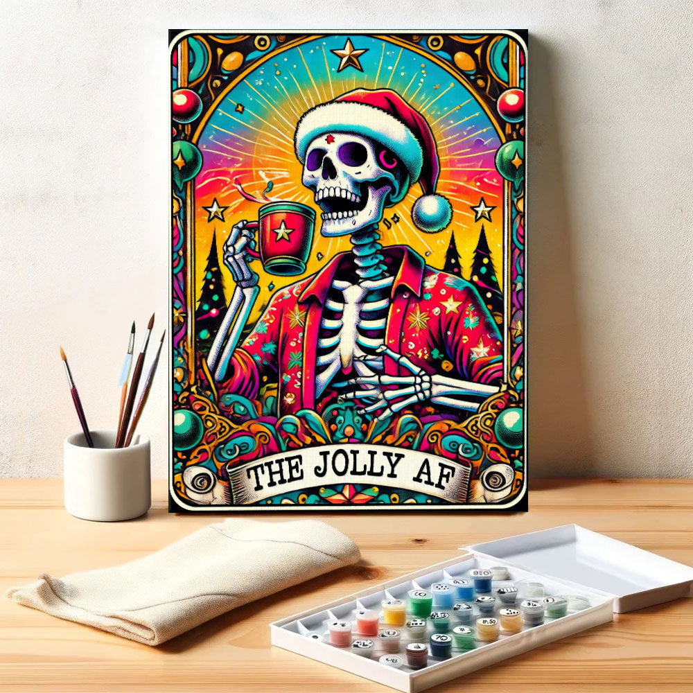 The Jolly AF - Tarot Card | Paint by Numbers Kit