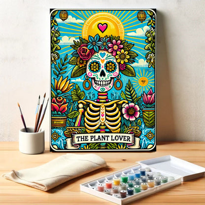 The Plant Lover - Tarot Card | Paint by Numbers Kit