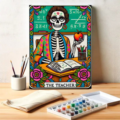 The Teacher - Tarot Card | Paint by Numbers Kit