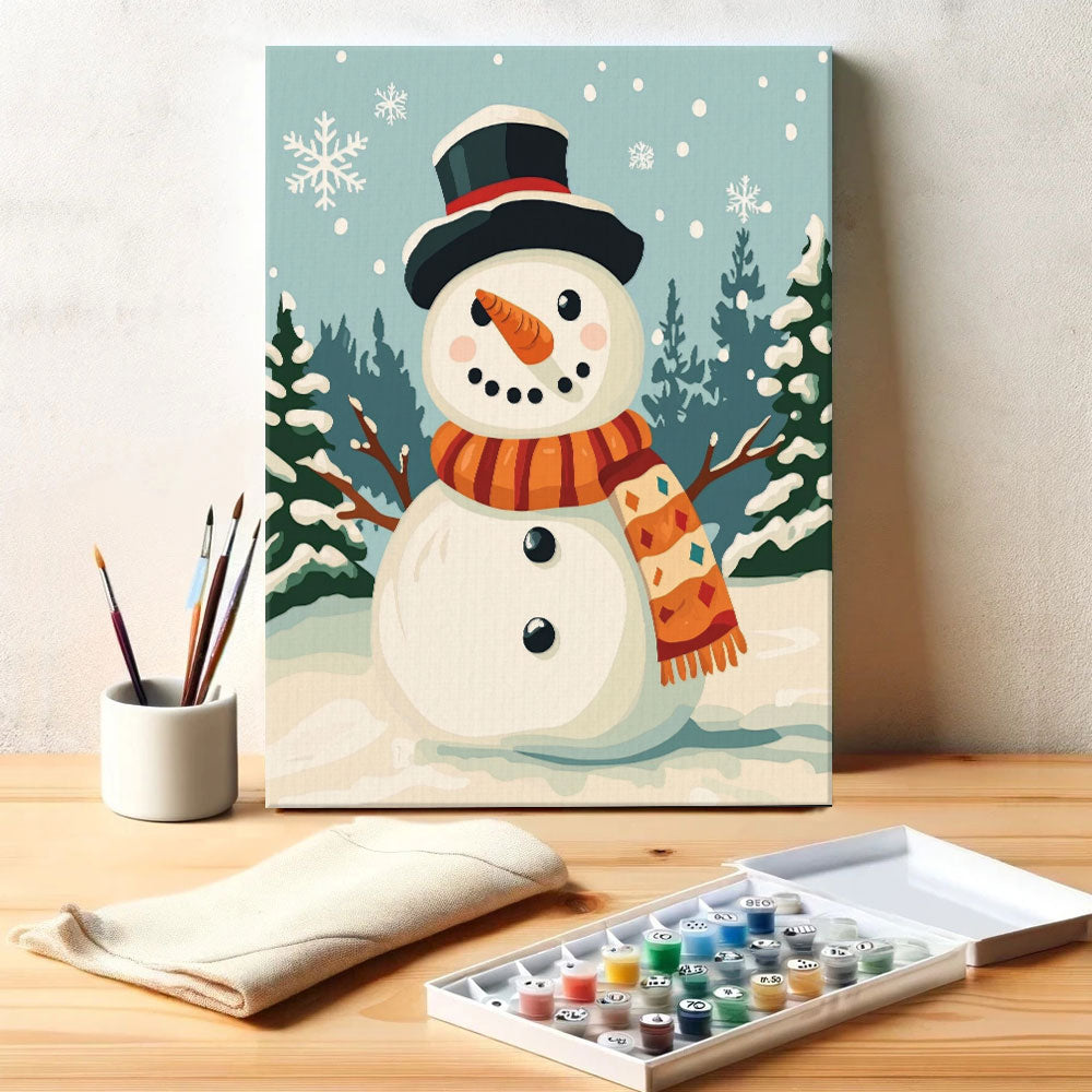 Snowman | Paint by Numbers Kit