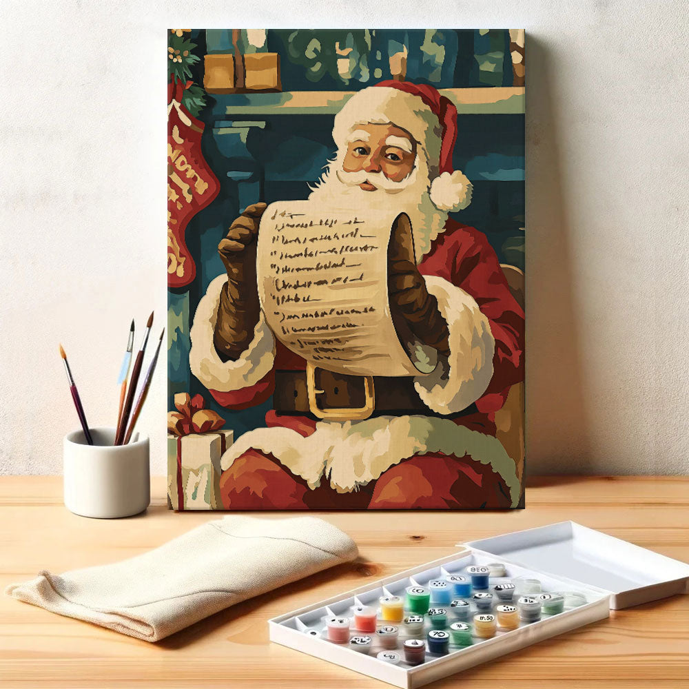 Santa’s List | Paint by Numbers Kit