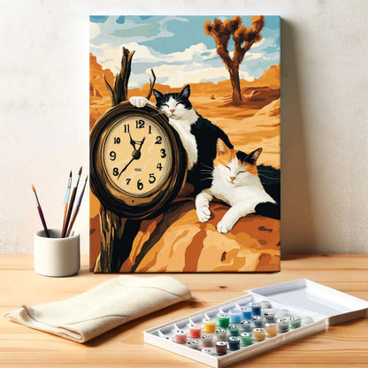 Dreamy Catnap | Paint by Numbers Kit