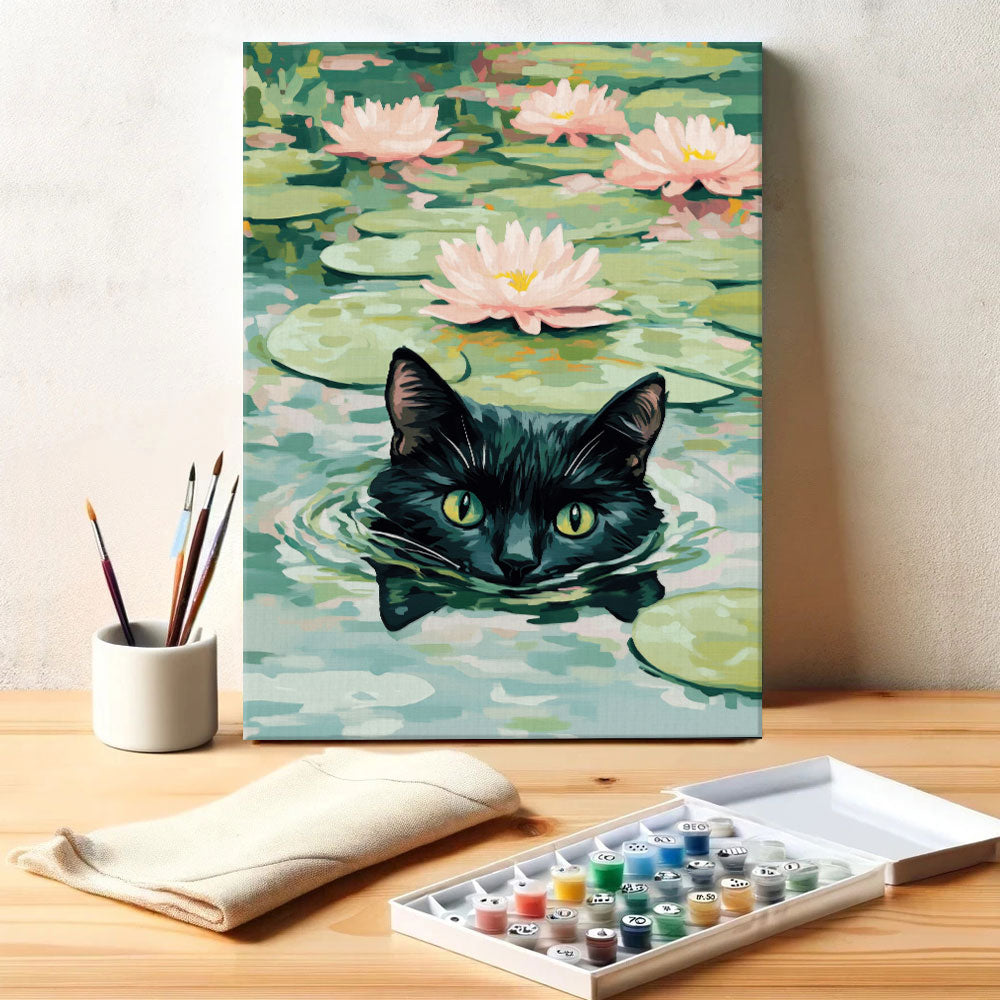 Lily Pond Watcher | Paint by Numbers Kit