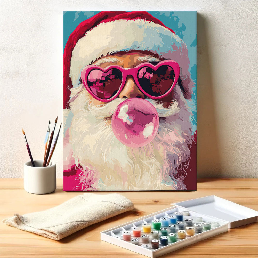 Hipster Santa | Paint by Numbers Kit