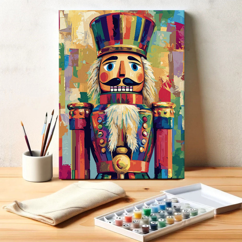 Colorful Nutcracker | Paint by Numbers Kit