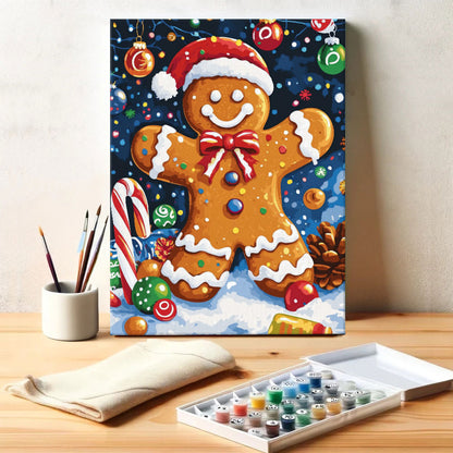 Gingerbread Joy | Paint by Numbers Kit