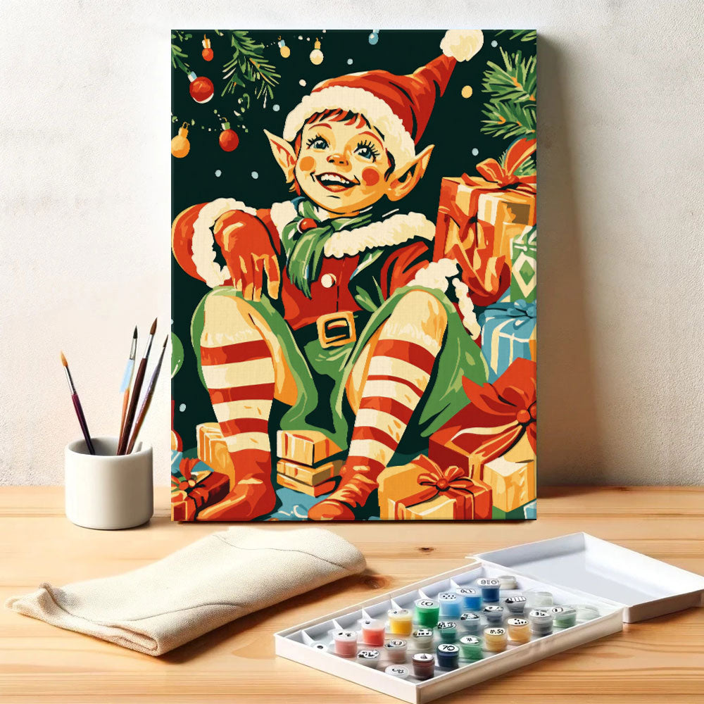 Festive Elf | Paint by Numbers Kit