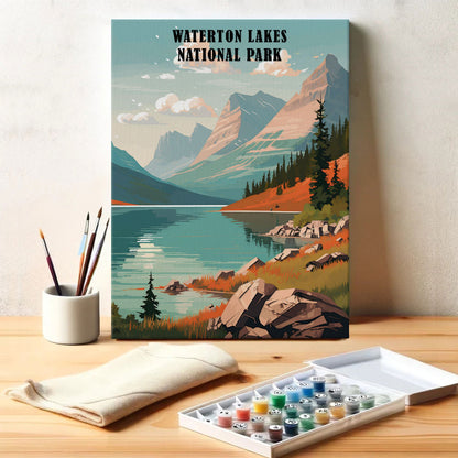 Waterton Lakes National Park | Paint by Numbers Kit