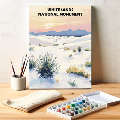 White Sands National Monument | Paint by Numbers Kit