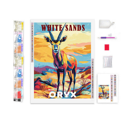 White Sands National Park Animal Diamond Painting