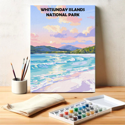 Whitsunday Islands AU National Park | Paint by Numbers Kit