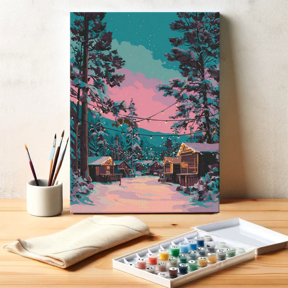 Winter Retreat | Paint by Numbers Kit