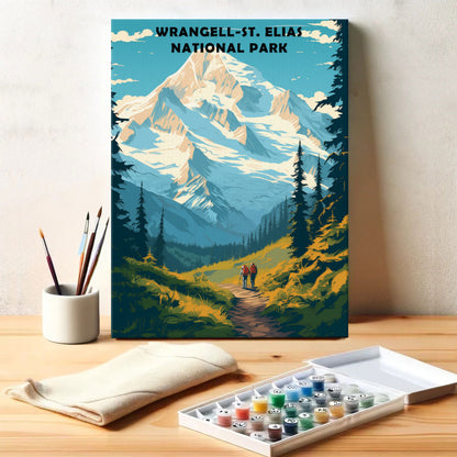 Wrangell-St. Elias National Park | Paint by Numbers Kit