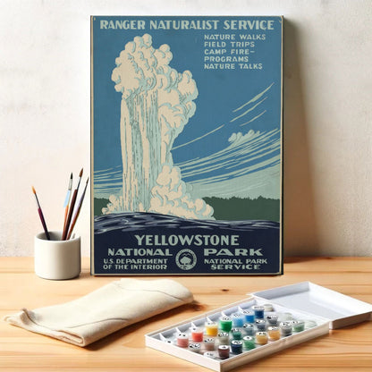 Yellowstone National Park, Ranger Naturalist Service - US Poster
