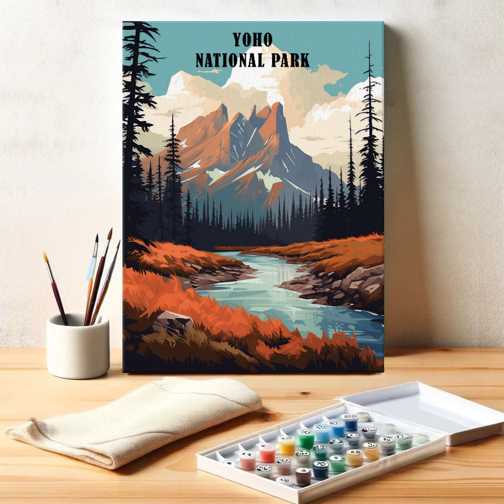 Yoho National Park | Paint by Numbers Kit