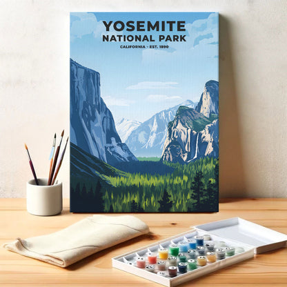 Yosemite National Park Heritage Edition | Paint by Numbers Kit