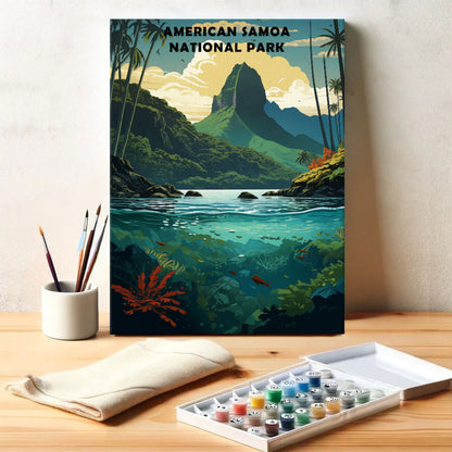 American Samoa National Park | Paint by Numbers Kit