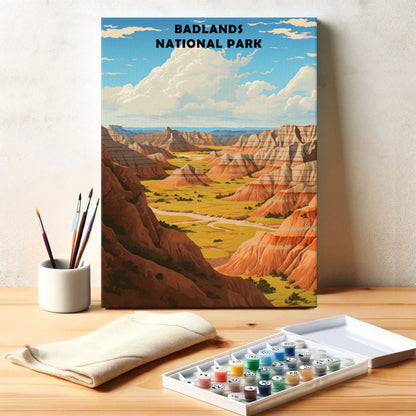 Badlands National Park | Paint by Numbers Kit