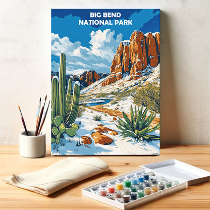 Big Bend National Park Winter | Paint by Numbers Kit