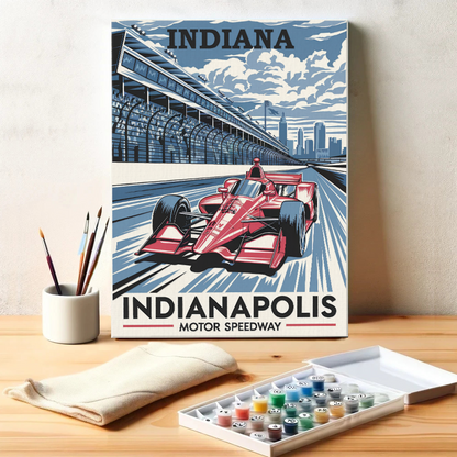 Indiana - Indianapolis Motor Speedway | Paint by Numbers Kit