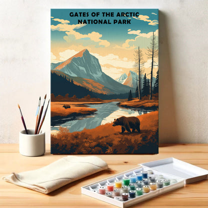 Gates of The Artic National Park | Paint by Numbers Kit