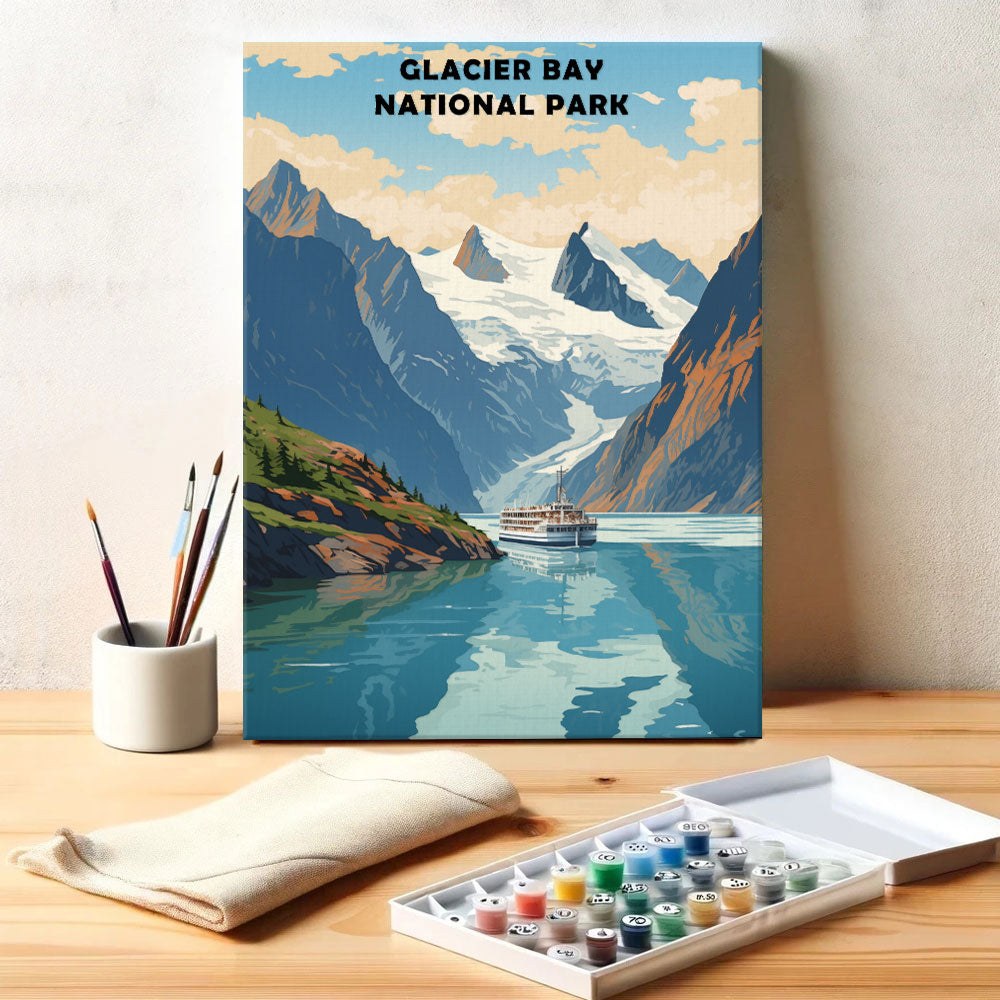 Glacier Bay National Park | Paint by Numbers Kit