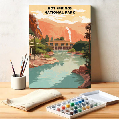 Hot Springs National Park | Paint by Numbers Kit